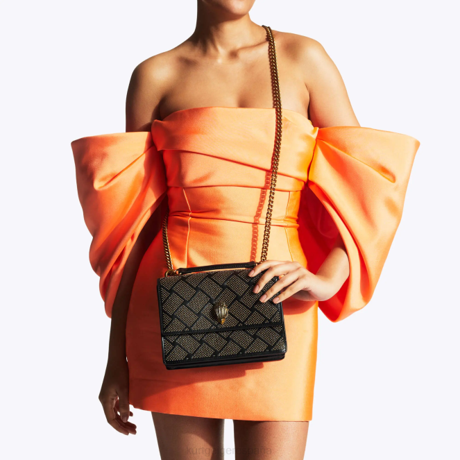 Kurt Geiger mujer bandolera londres shoreditch 2LPR118 | bolsas negro otro